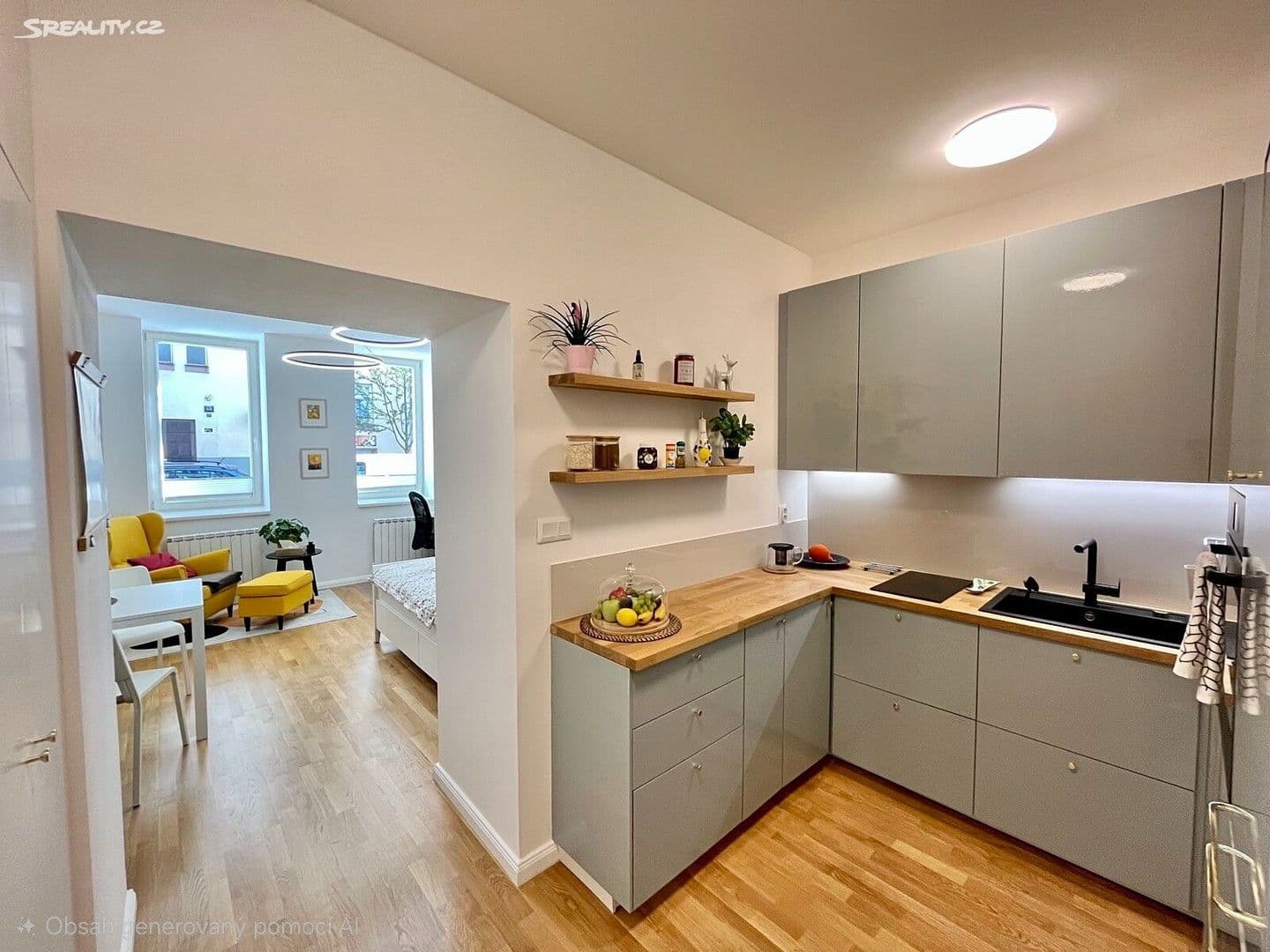Pronájem bytu 1+1 36 m², Záhřebská, Praha, Praha Pronájem bytu 1+1 36 m², Záhřebská, Praha, Praha