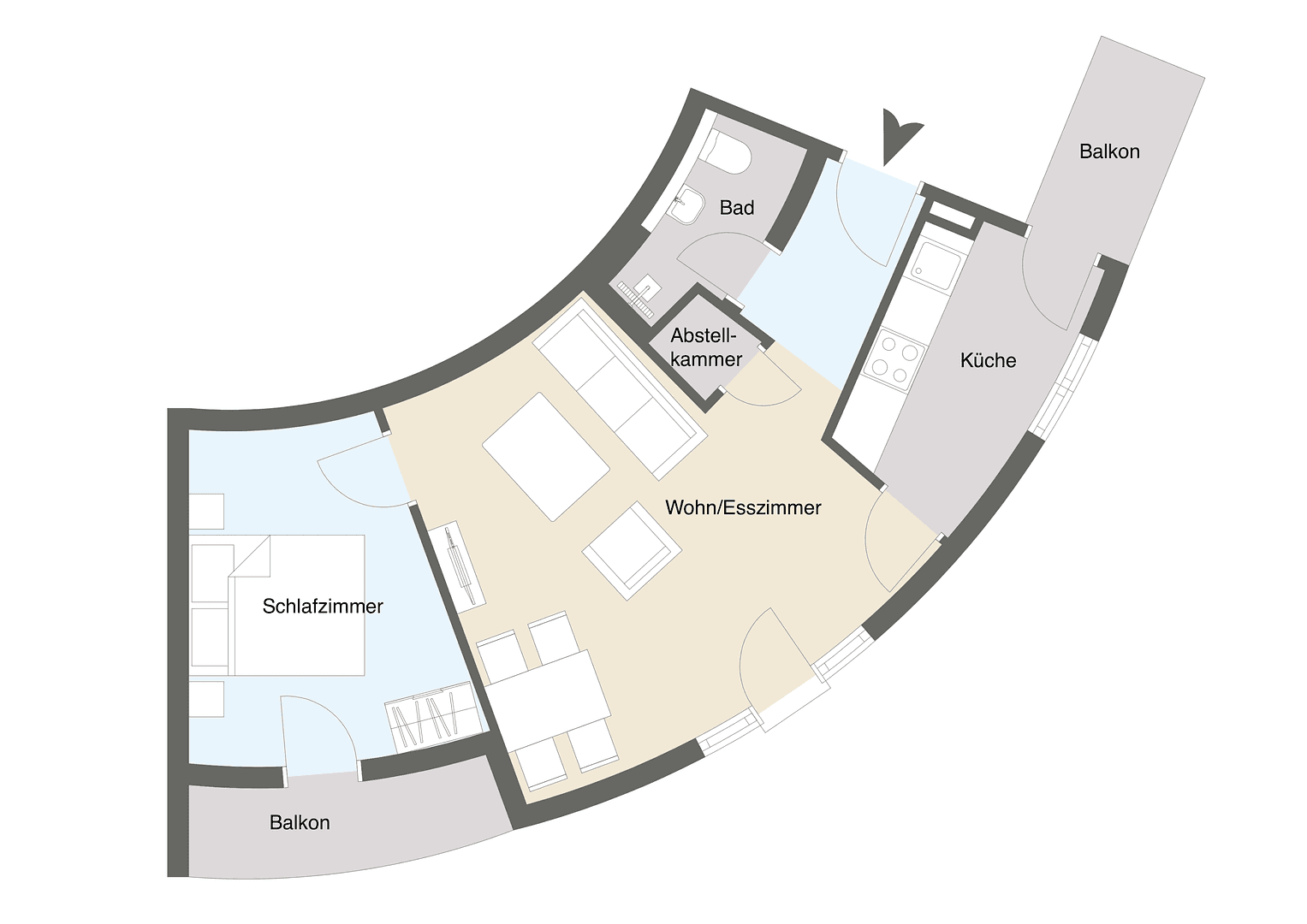 Pronájem bytu 2+1 60 m², Saarbrücken, Země Sársko Pronájem bytu 2+1 60 m², Saarbrücken, Země Sársko