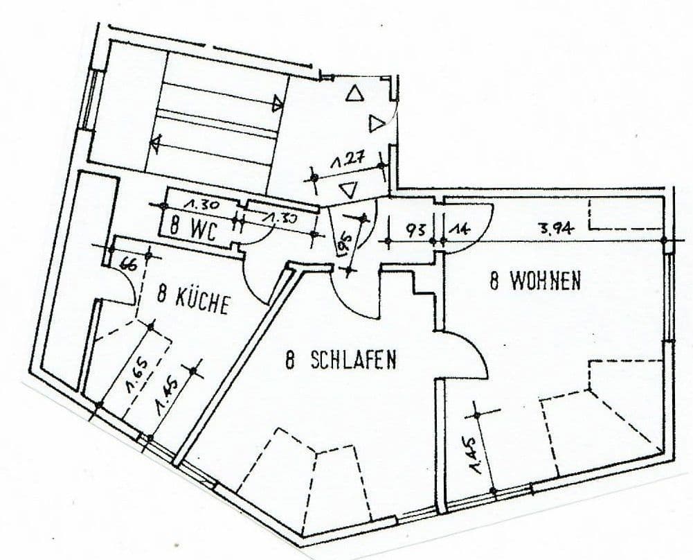 Pronájem bytu 2+1 47 m², Kahlertstraße 51, Darmstadt, Hessen Pronájem bytu 2+1 47 m², Kahlertstraße 51, Darmstadt, Hessen