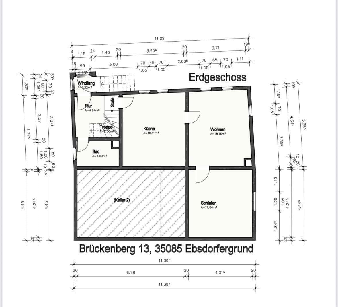 Prodej domu 136 m², pozemek 184 m², Ebsdorfergrund, Hessen Prodej domu 136 m², pozemek 184 m², Ebsdorfergrund, Hessen