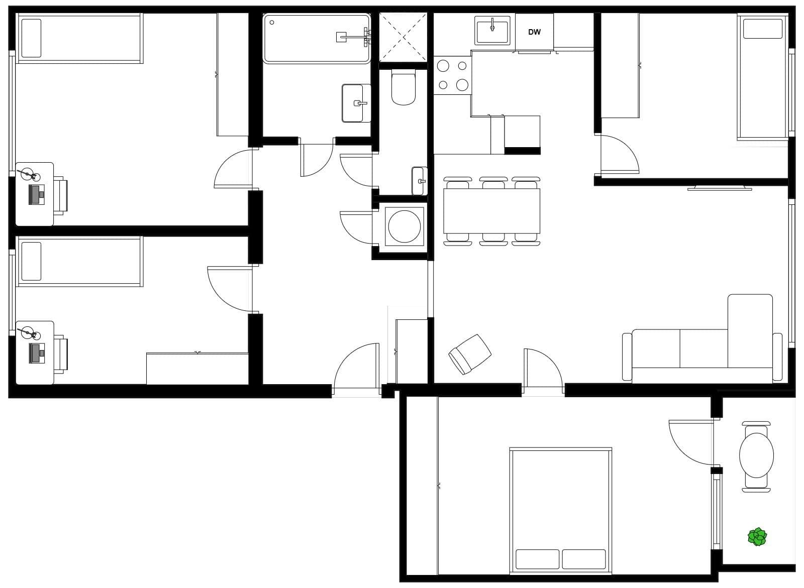 Prodej bytu 5+kk 88 m², Feřtekova, Praha, Praha Prodej bytu 5+kk 88 m², Feřtekova, Praha, Praha
