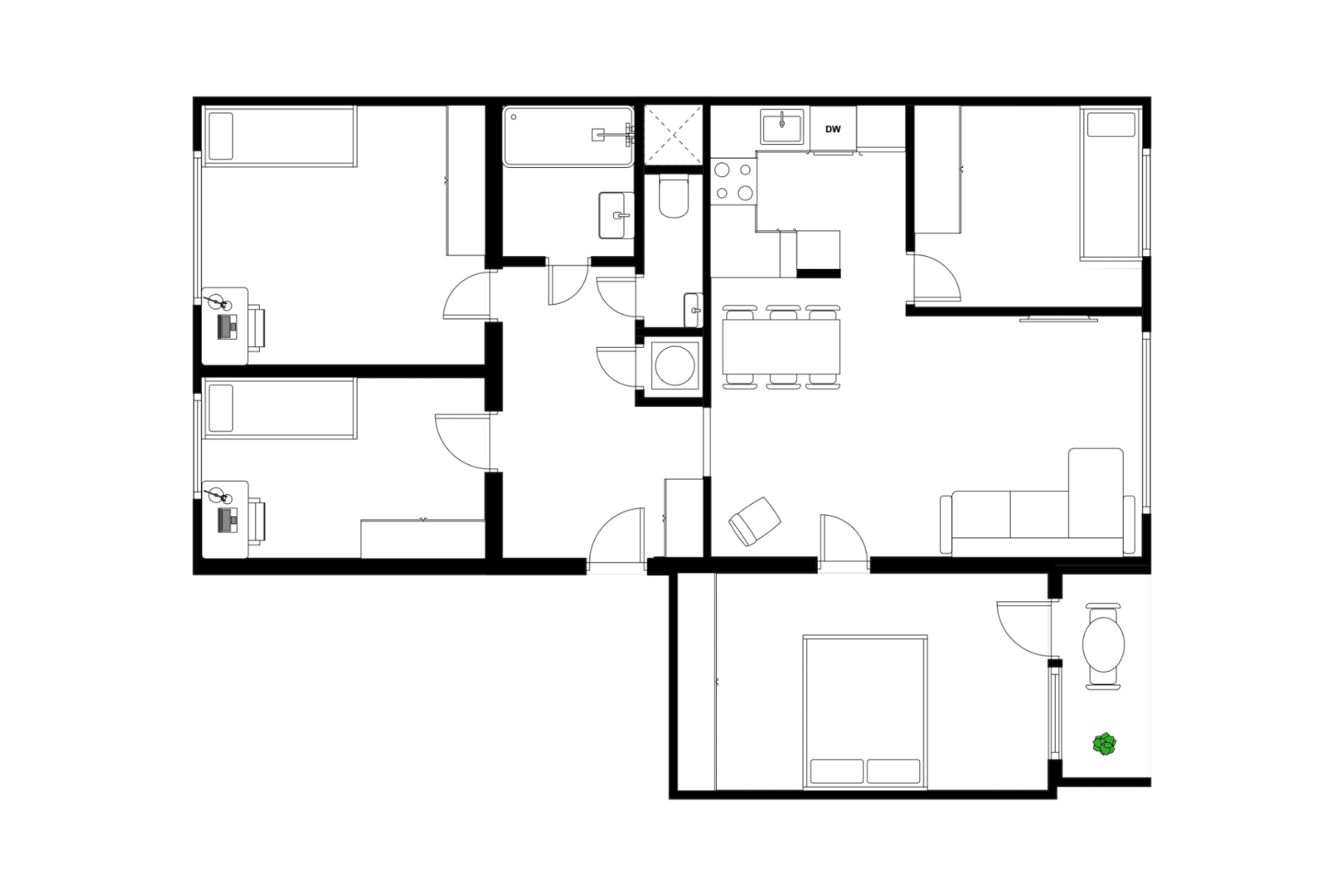 Prodej bytu 5+kk 88 m², Feřtekova, Praha, Praha Prodej bytu 5+kk 88 m², Feřtekova, Praha, Praha