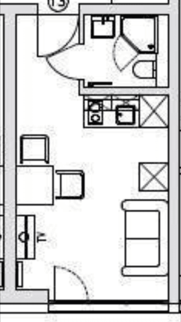 Pronájem bytu 1+1 21 m², Occamstr.5, München, Bavorsko Pronájem bytu 1+1 21 m², Occamstr.5, München, Bavorsko