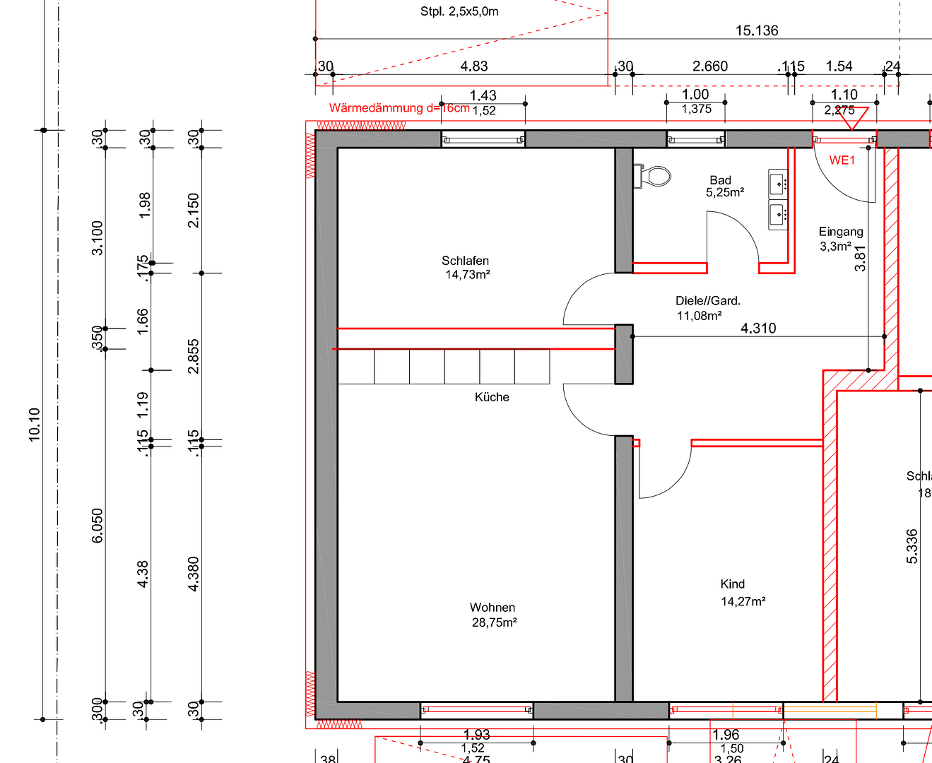 Pronájem bytu 3+1 77 m², Hoststraße 13a, Ahnatal, Hessen Pronájem bytu 3+1 77 m², Hoststraße 13a, Ahnatal, Hessen