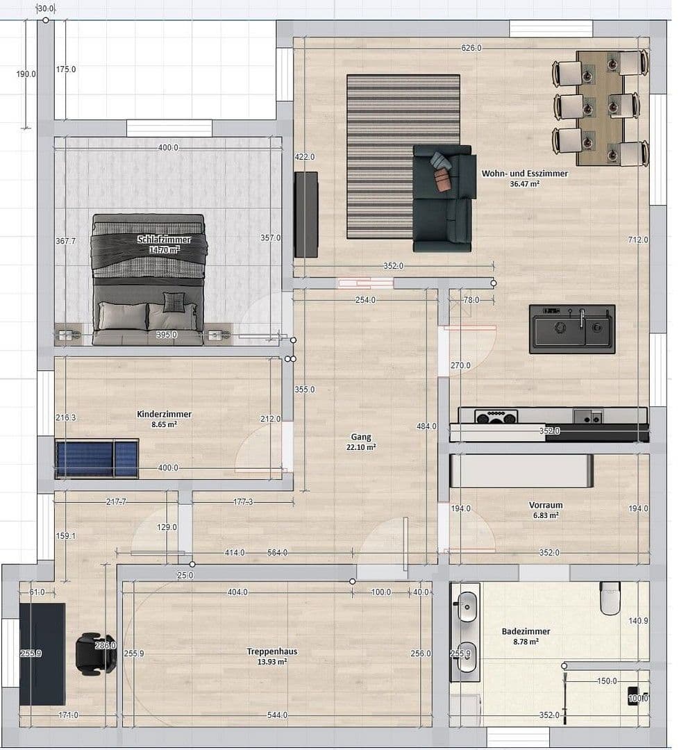 Pronájem bytu 4+1 103 m², Westerheim, Bavorsko Pronájem bytu 4+1 103 m², Westerheim, Bavorsko