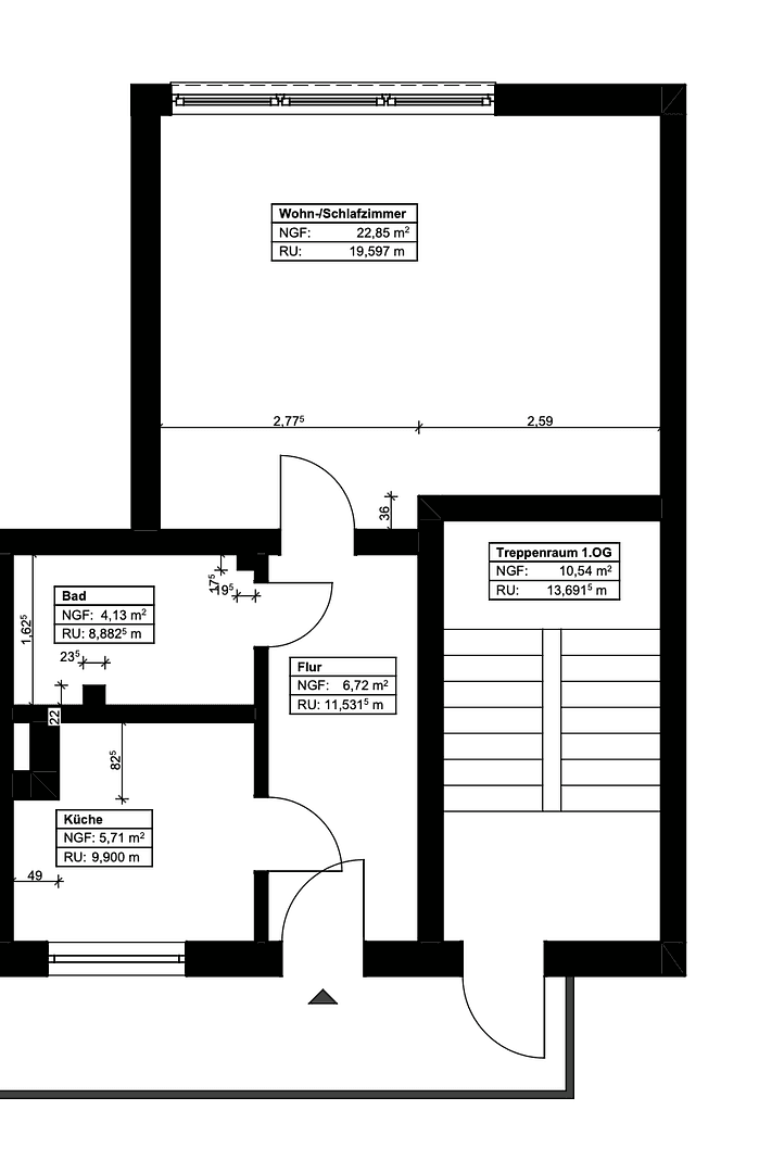 Pronájem bytu 1+1 40 m², Habichtstraße 11, Nürnberg, Bavorsko Pronájem bytu 1+1 40 m², Habichtstraße 11, Nürnberg, Bavorsko