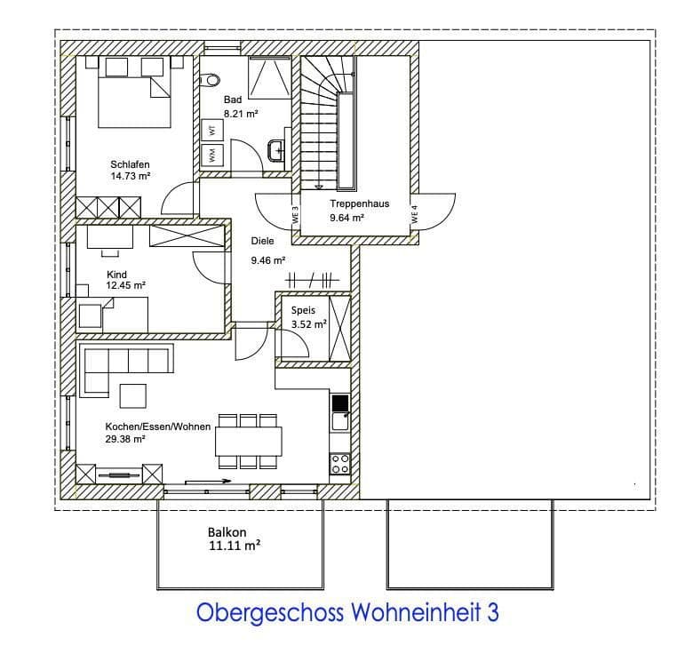 Pronájem bytu 3+1 80 m², Schwandorf, Bavorsko Pronájem bytu 3+1 80 m², Schwandorf, Bavorsko