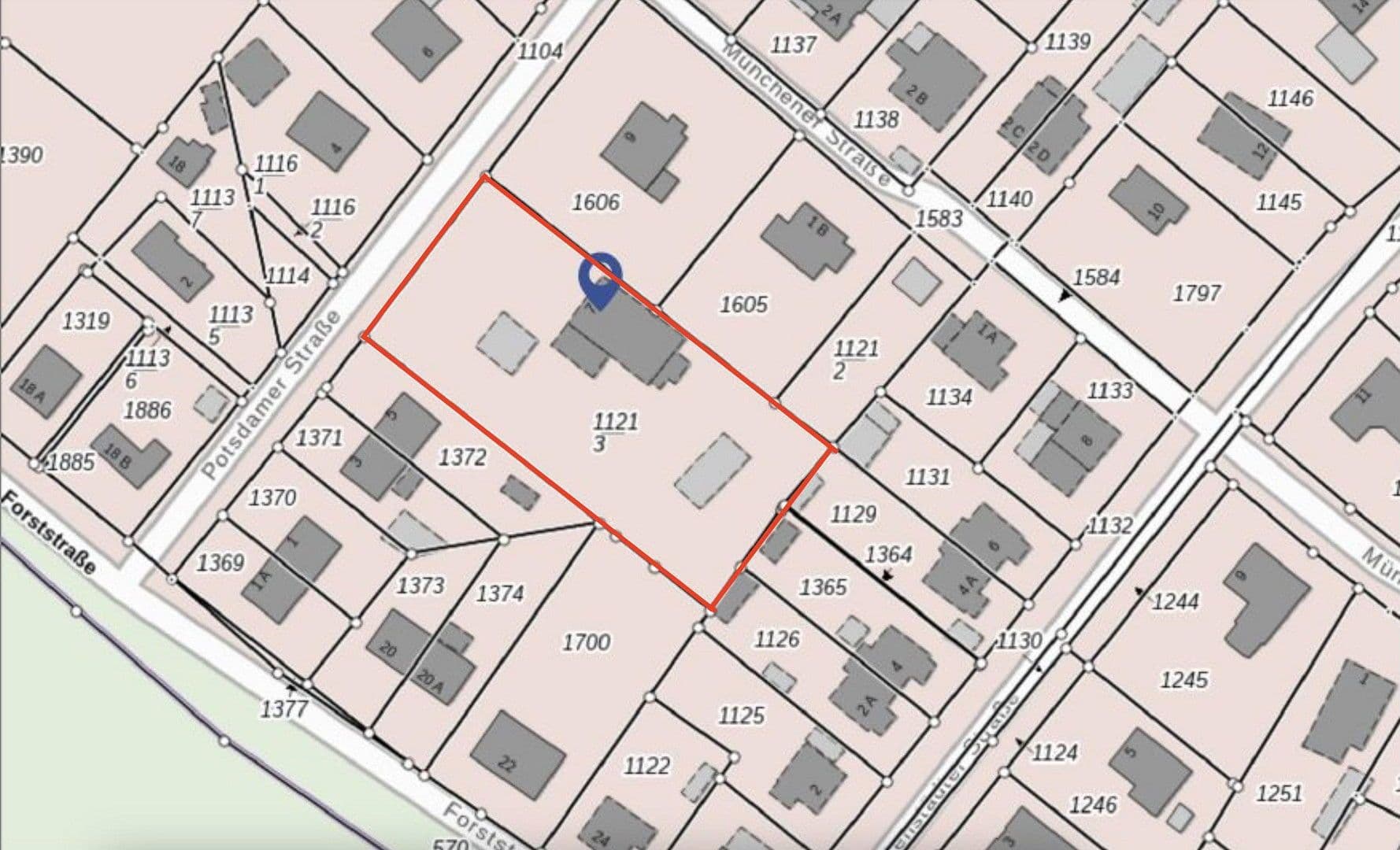Prodej pozemku 2.624 m², Potsdamer Str., Schöneiche bei Berlin, Braniborsko Prodej pozemku 2.624 m², Potsdamer Str., Schöneiche bei Berlin, Braniborsko