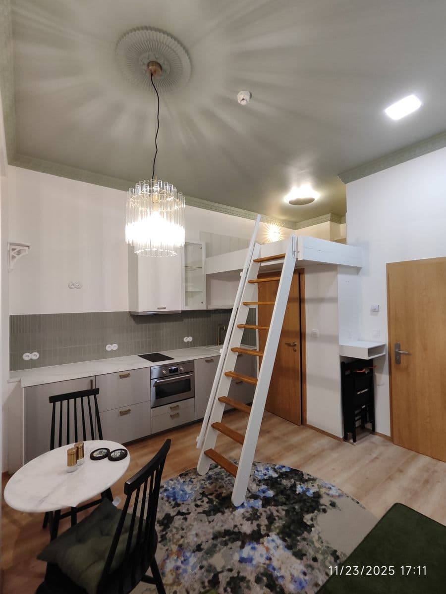 Pronájem bytu 1+kk 20 m², Sokolská, Praha, Praha Pronájem bytu 1+kk 20 m², Sokolská, Praha, Praha