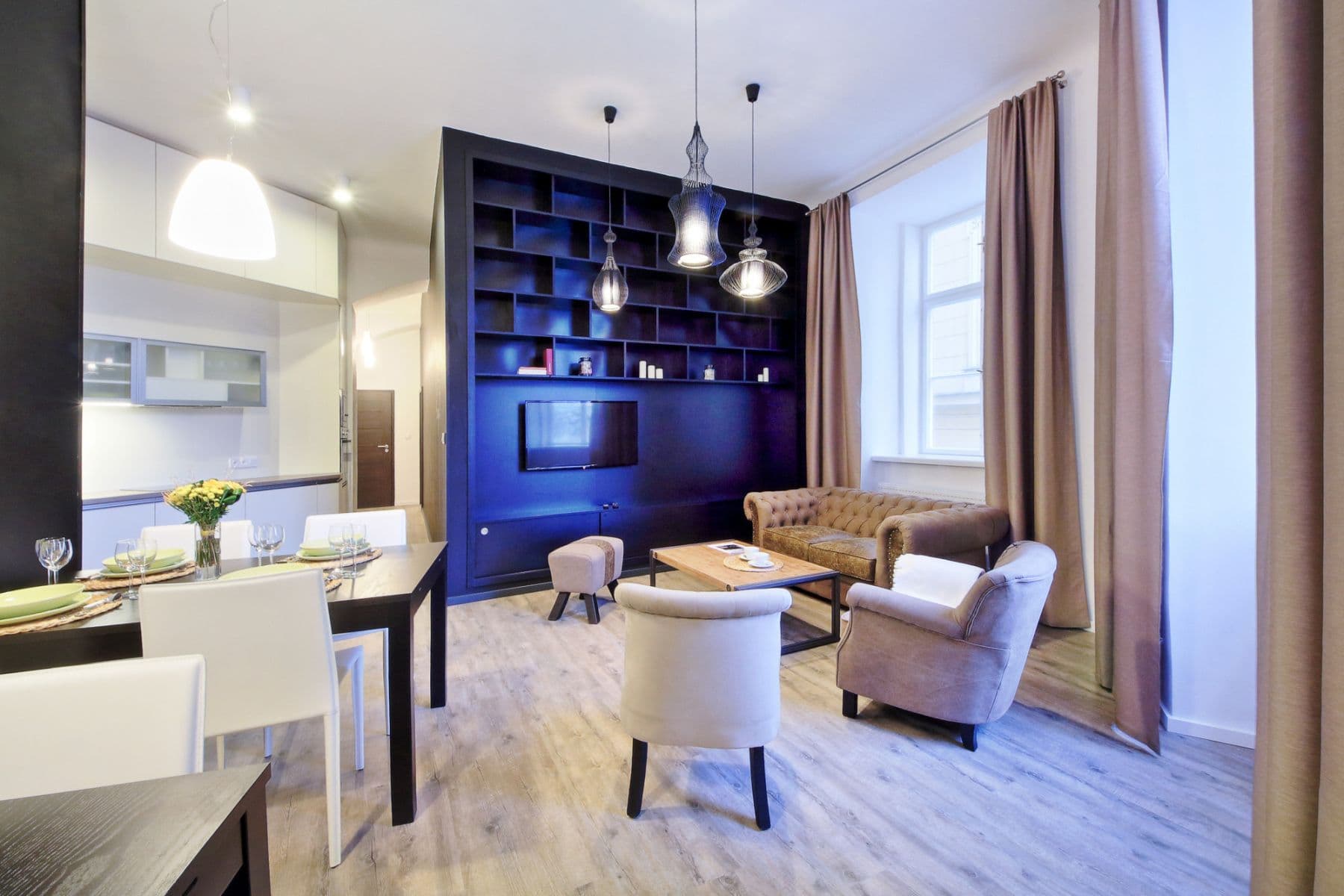 Pronájem bytu 125 m², Smetanovo nábřeží, Praha, Praha Pronájem bytu 125 m², Smetanovo nábřeží, Praha, Praha