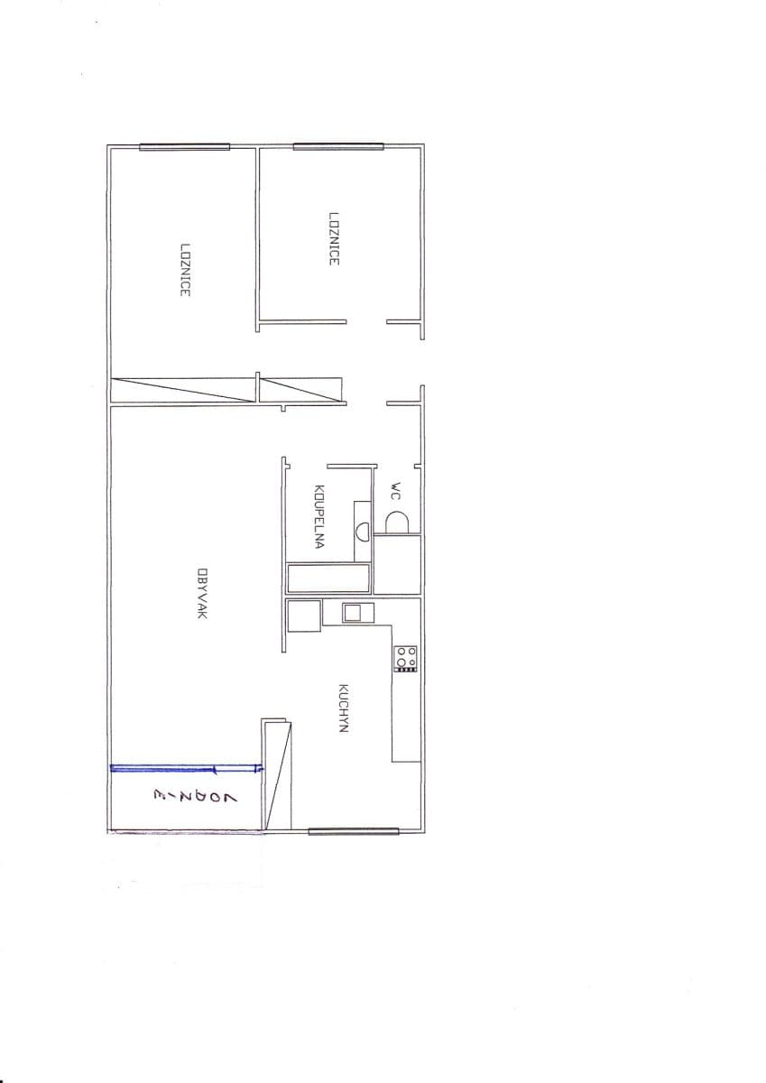 Pronájem bytu 3+kk 71 m², Kyselova, Praha, Praha Pronájem bytu 3+kk 71 m², Kyselova, Praha, Praha