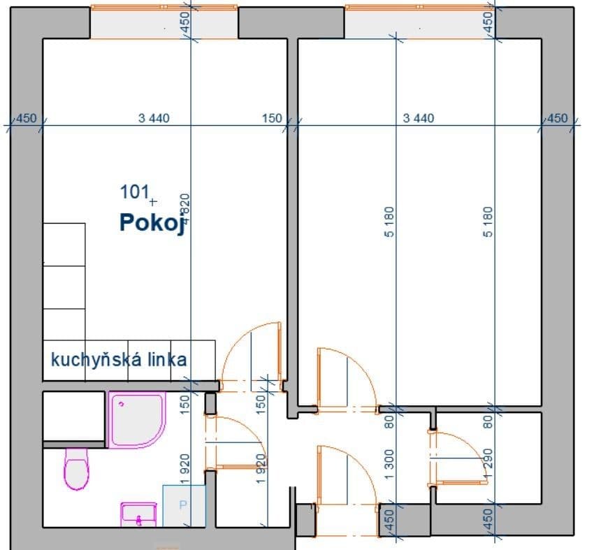 Prodej bytu 2+kk 46 m², Lonkova, Pardubice, Pardubický kraj Prodej bytu 2+kk 46 m², Lonkova, Pardubice, Pardubický kraj