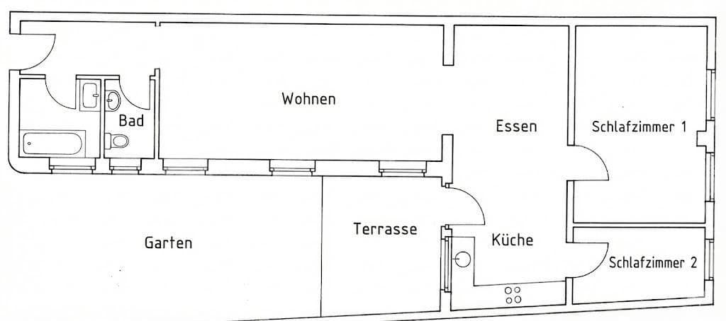 Pronájem bytu 3+kk 87 m², Kornstr., Krefeld, Severní Porýní-Vestfálsko Pronájem bytu 3+kk 87 m², Kornstr., Krefeld, Severní Porýní-Vestfálsko