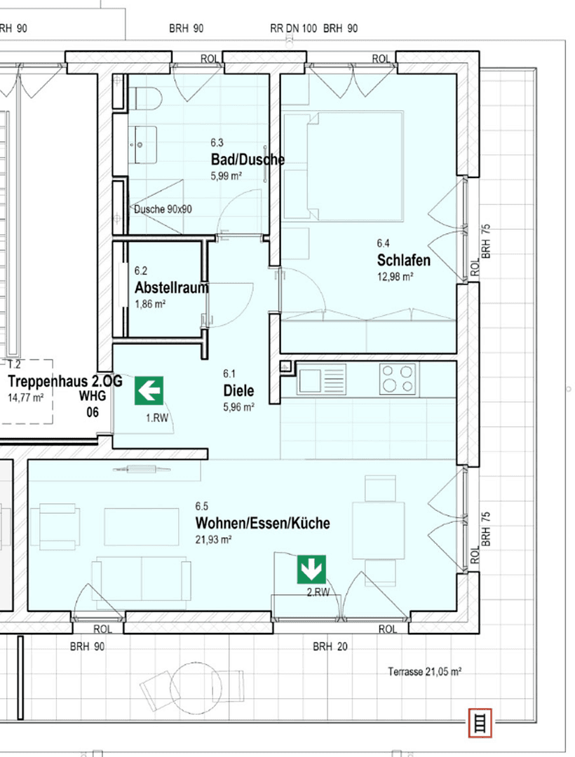Pronájem bytu 2+1 60 m², Blankenfelde-Mahlow, Braniborsko Pronájem bytu 2+1 60 m², Blankenfelde-Mahlow, Braniborsko