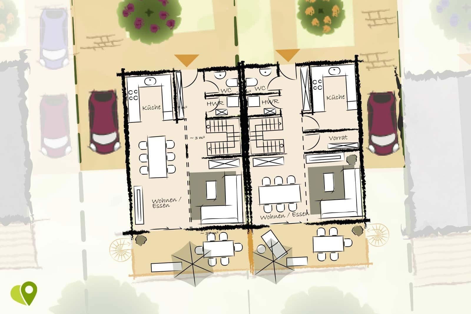 Prodej pozemku 233 m², Föhren, Porýní-Falc Prodej pozemku 233 m², Föhren, Porýní-Falc