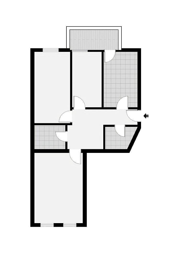 Pronájem bytu 10 m², Chemnitz, Sasko Pronájem bytu 10 m², Chemnitz, Sasko