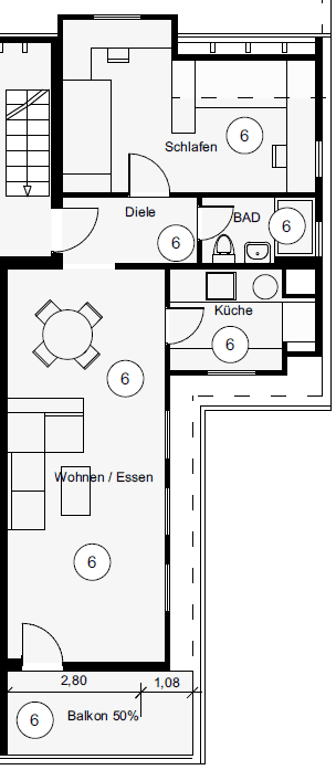 Pronájem domu 63 m², pozemek 552 m², Tulpenstraße 15, Sindelfingen, Bádensko-Württembersko Pronájem domu 63 m², pozemek 552 m², Tulpenstraße 15, Sindelfingen, Bádensko-Württembersko