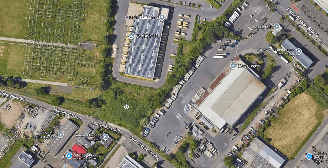 Pronájem pozemku 4.000 m², Marienfelder Straße, Koblenz, Porýní-Falc Pronájem pozemku 4.000 m², Marienfelder Straße, Koblenz, Porýní-Falc