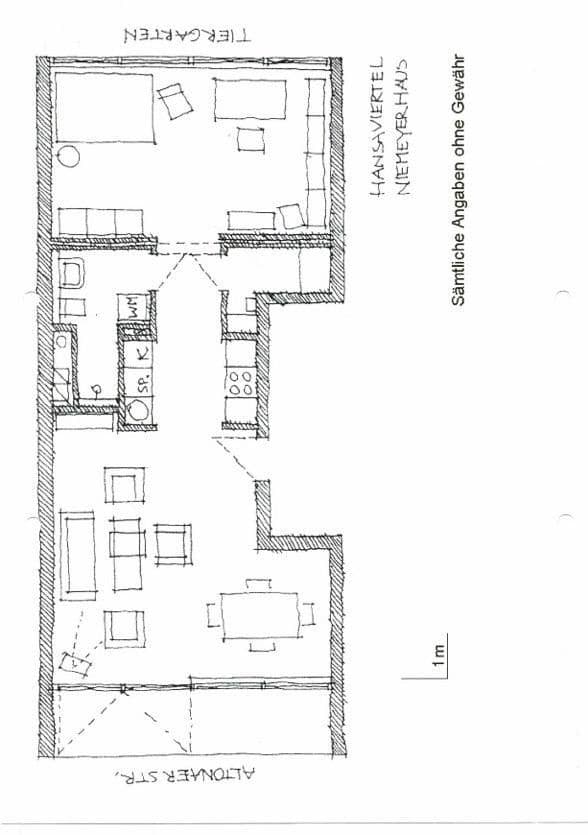 Prodej bytu 2+1 70 m², Altonaer 4, Berlin Hansaviertel, Berlín Prodej bytu 2+1 70 m², Altonaer 4, Berlin Hansaviertel, Berlín