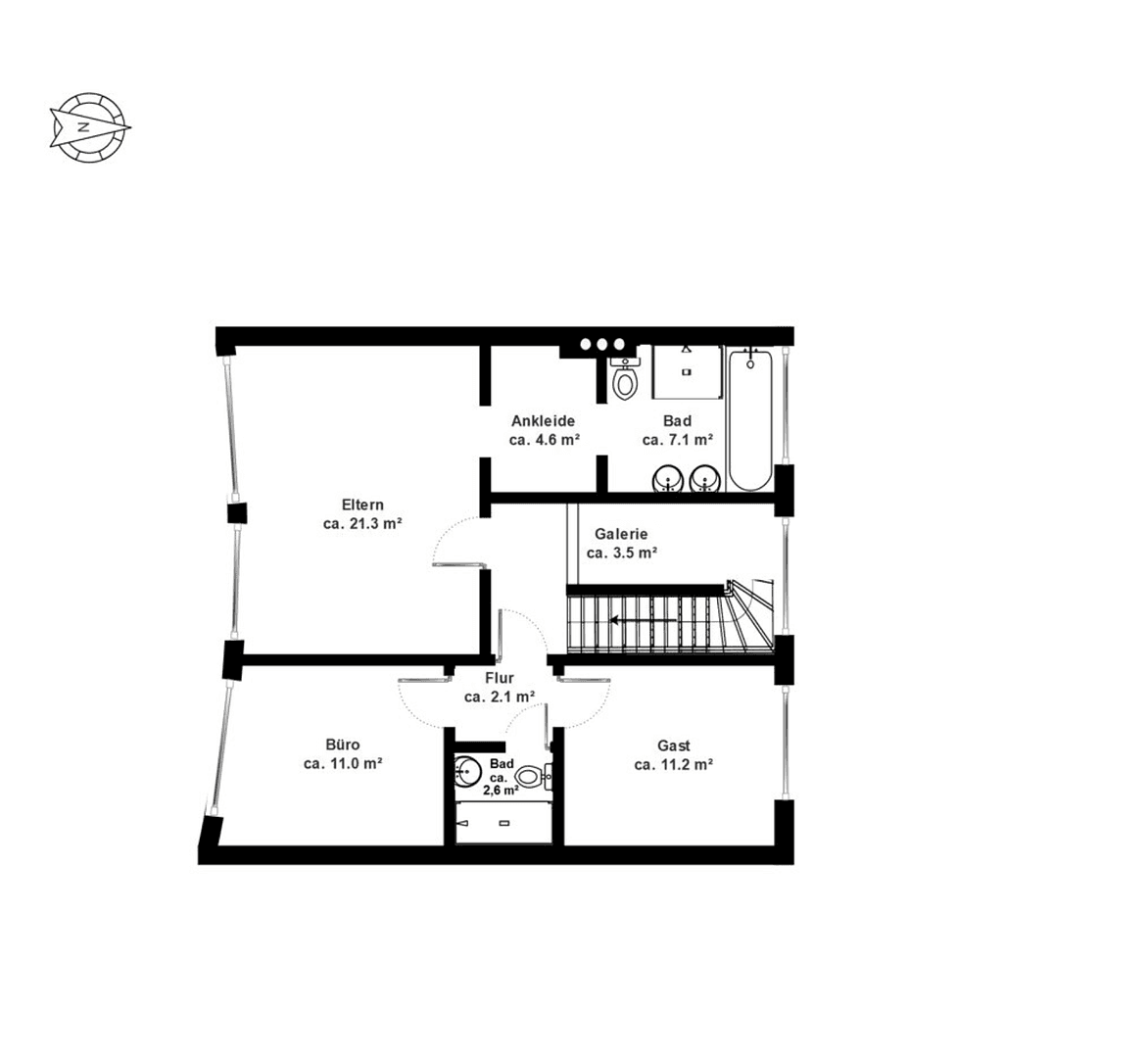 Pronájem domu 150 m², pozemek 376 m², Hamburg, Hamburg Pronájem domu 150 m², pozemek 376 m², Hamburg, Hamburg