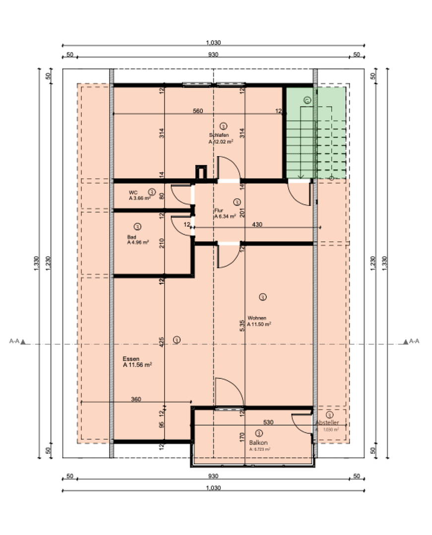 Pronájem bytu 2+1 57 m², Im Teich 3, Göppingen, Bádensko-Württembersko Pronájem bytu 2+1 57 m², Im Teich 3, Göppingen, Bádensko-Württembersko