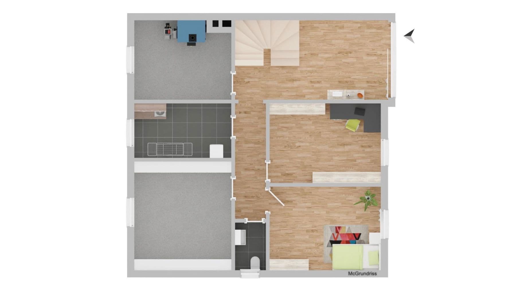 Prodej domu 235 m², pozemek 552 m², Wolfskehle, Kulmbach, Bavorsko Prodej domu 235 m², pozemek 552 m², Wolfskehle, Kulmbach, Bavorsko