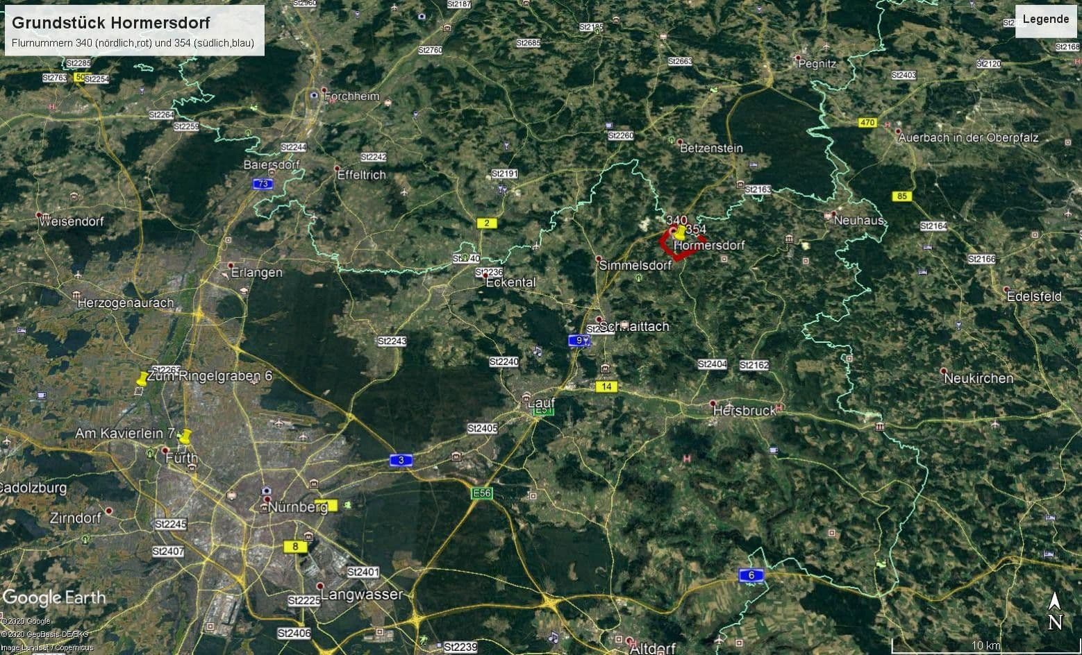 Prodej pozemku 15.400 m², Schnaittach, Bavorsko Prodej pozemku 15.400 m², Schnaittach, Bavorsko