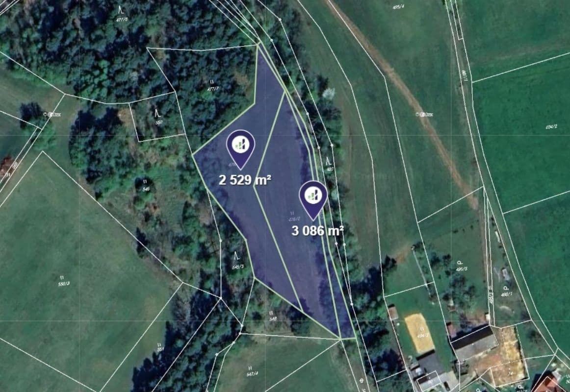 Prodej pozemku 5.615 m², Český Dub, Liberecký kraj Prodej pozemku 5.615 m², Český Dub, Liberecký kraj