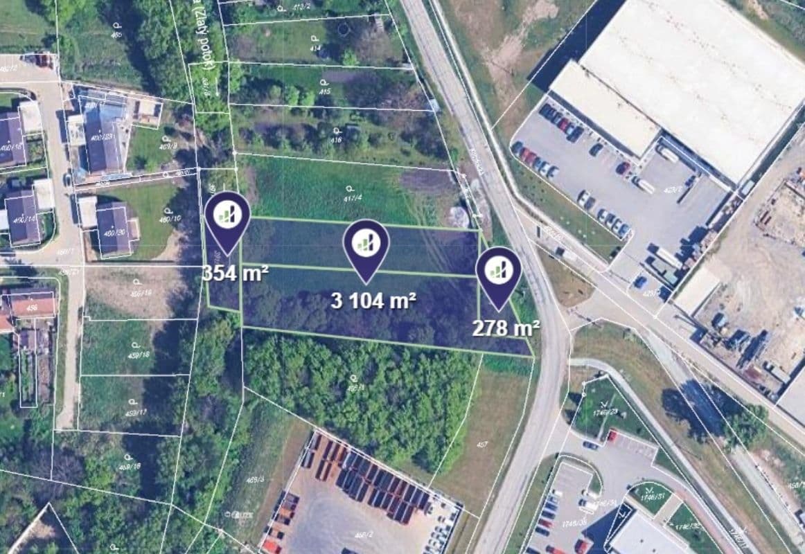 Prodej pozemku 3.736 m², Sokolnice, Jihomoravský kraj Prodej pozemku 3.736 m², Sokolnice, Jihomoravský kraj