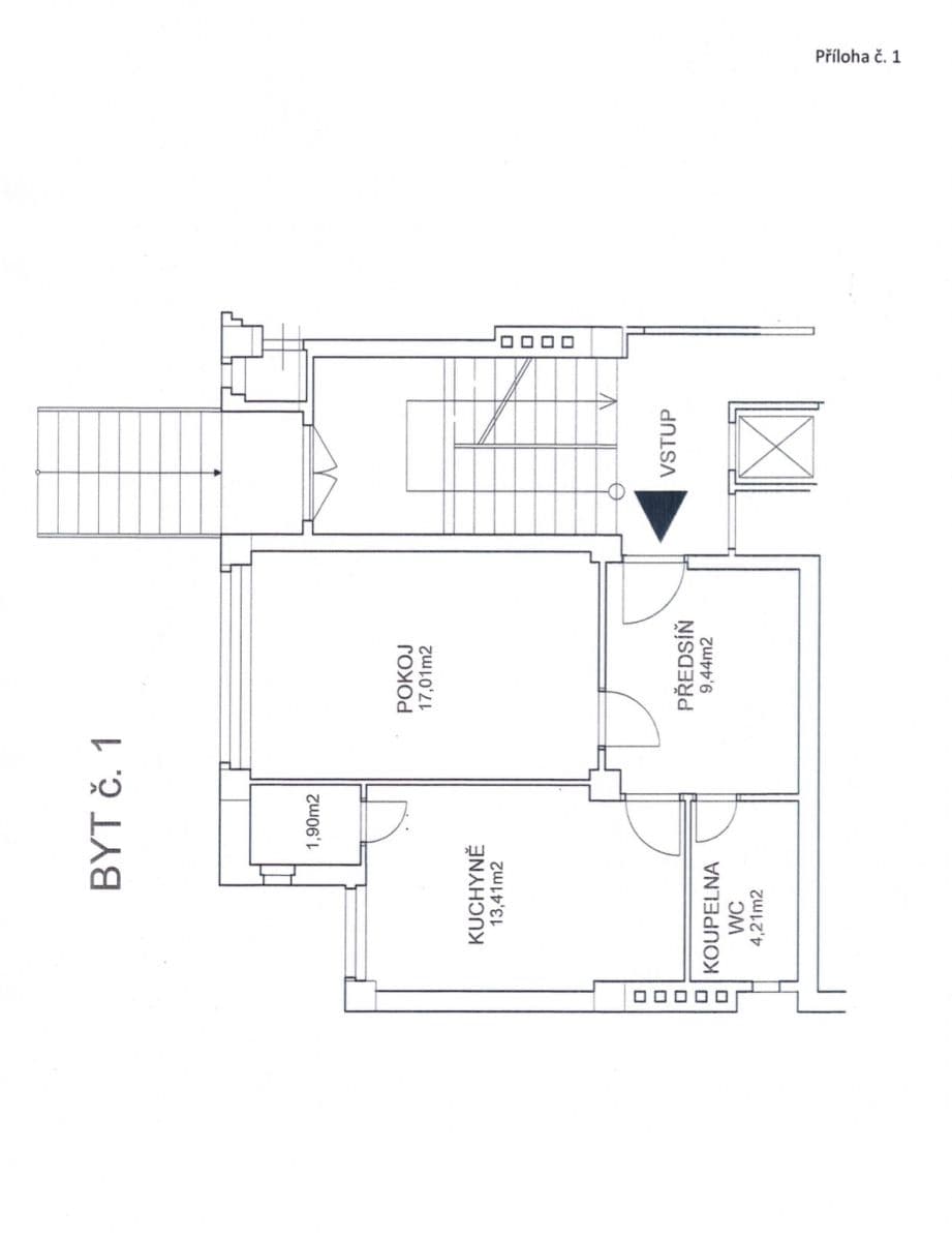 Pronájem bytu 1+1 44 m², Puškinovo náměstí, Praha, Praha Pronájem bytu 1+1 44 m², Puškinovo náměstí, Praha, Praha