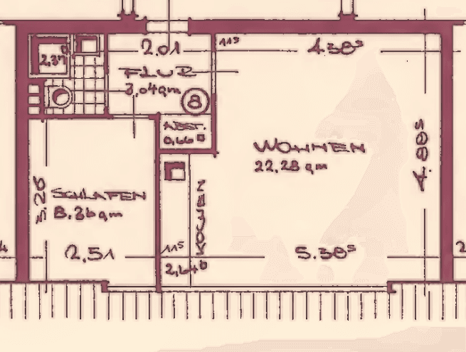 Prodej bytu 2+1 40 m², Grabenstraße 8, Bremen, Bremen Prodej bytu 2+1 40 m², Grabenstraße 8, Bremen, Bremen