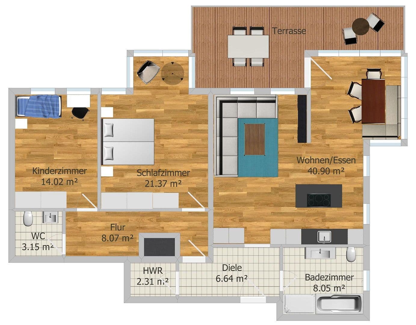 Pronájem bytu 3+kk 105 m², Am Golfplatz 1, Mittenwalde, Braniborsko Pronájem bytu 3+kk 105 m², Am Golfplatz 1, Mittenwalde, Braniborsko