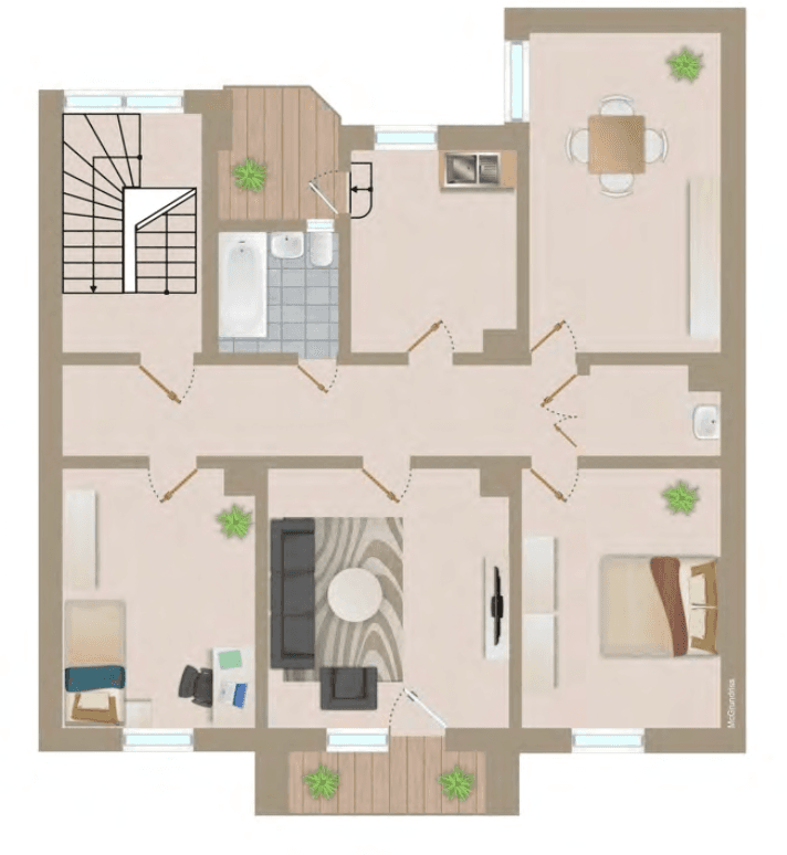 Pronájem bytu 4+1 84 m², Offenburg, Bádensko-Württembersko Pronájem bytu 4+1 84 m², Offenburg, Bádensko-Württembersko