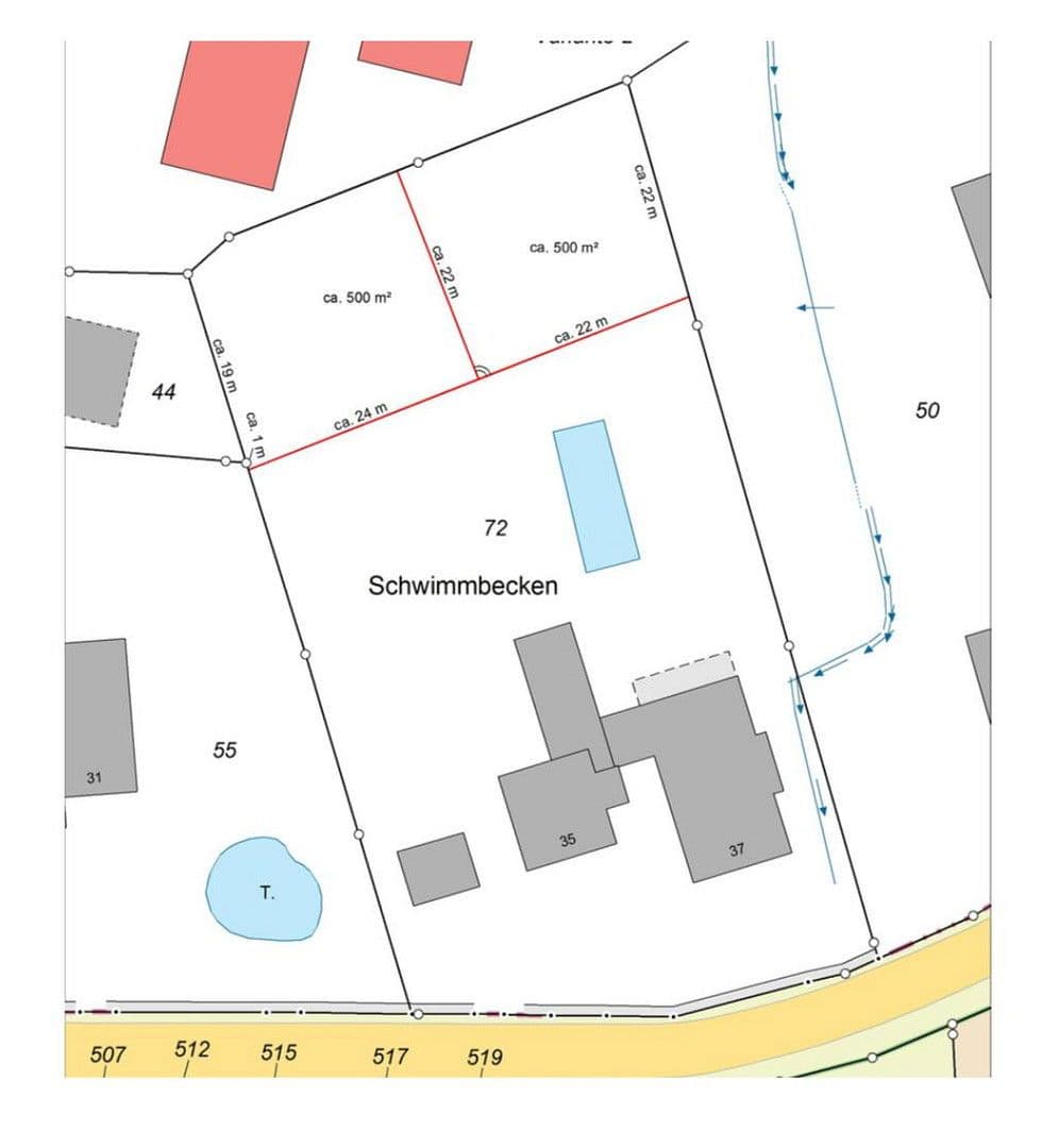 Prodej pozemku 650 m², Waddenhauserstr. 35, Lage, Severní Porýní-Vestfálsko Prodej pozemku 650 m², Waddenhauserstr. 35, Lage, Severní Porýní-Vestfálsko