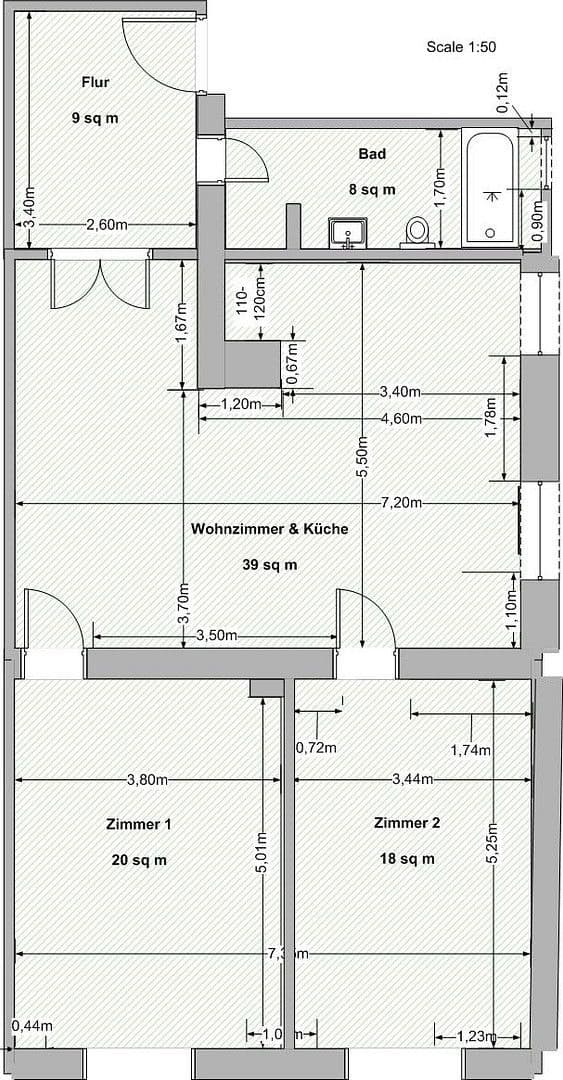 Prodej bytu 3+1 97 m², Frankfurt am Main, Hessen Prodej bytu 3+1 97 m², Frankfurt am Main, Hessen