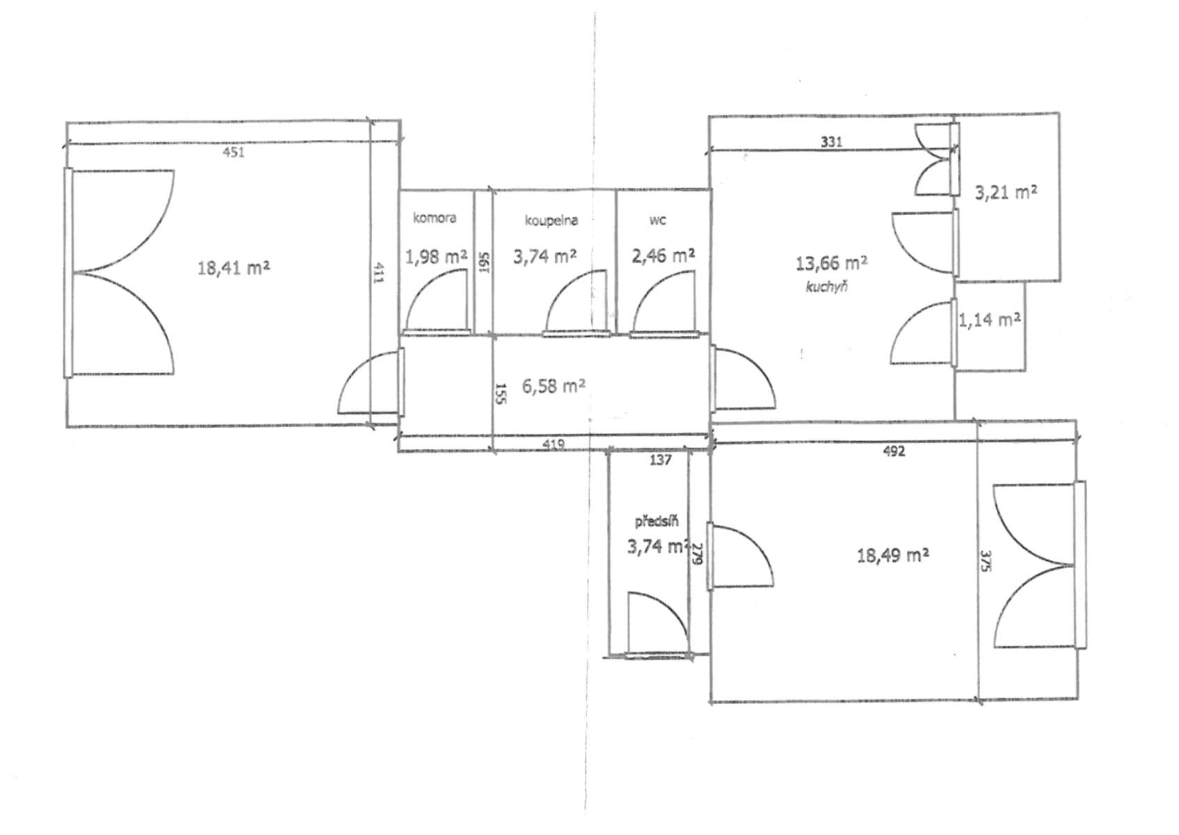 Pronájem bytu 2+1 70 m², Musílkova, Praha, Praha Pronájem bytu 2+1 70 m², Musílkova, Praha, Praha