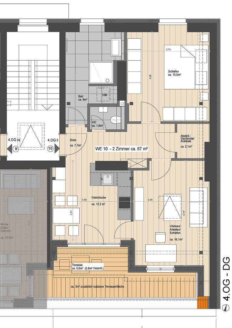Prodej bytu 2+kk 67 m², Walderseestraße, Berlin, Berlín Prodej bytu 2+kk 67 m², Walderseestraße, Berlin, Berlín