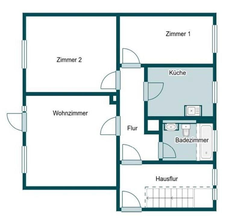 Pronájem bytu 3+1 65 m², Siedlerweg 15, Braunschweig, Dolní Sasko Pronájem bytu 3+1 65 m², Siedlerweg 15, Braunschweig, Dolní Sasko
