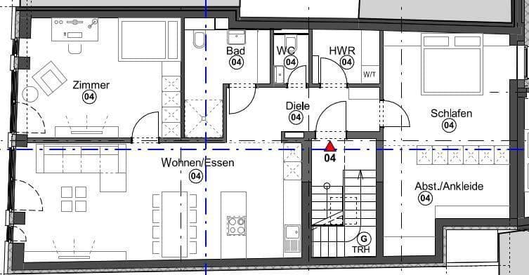 Pronájem bytu 3+1 99 m², Steinfurt, Severní Porýní-Vestfálsko Pronájem bytu 3+1 99 m², Steinfurt, Severní Porýní-Vestfálsko