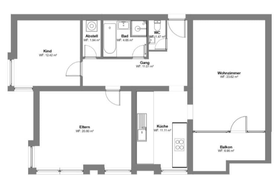 Prodej bytu 3+1 87 m², Dornbirn, Vorarlbersko Prodej bytu 3+1 87 m², Dornbirn, Vorarlbersko