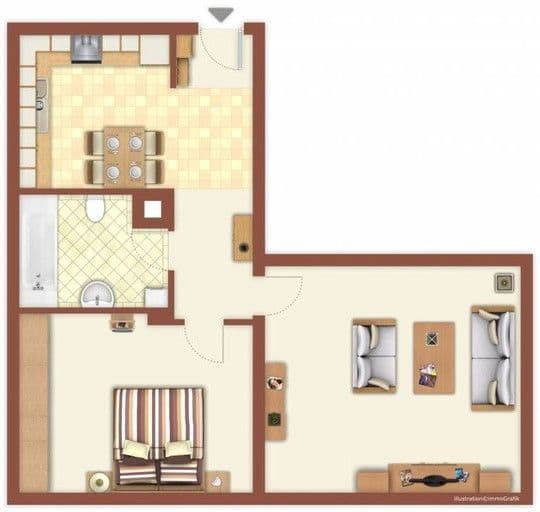 Prodej bytu 2+1 63 m², Köln, Severní Porýní-Vestfálsko Prodej bytu 2+1 63 m², Köln, Severní Porýní-Vestfálsko