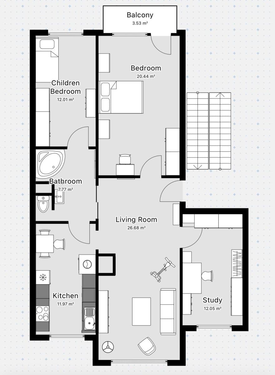 Pronájem bytu 4+1 96 m², Na Lysinách, Praha, Praha Pronájem bytu 4+1 96 m², Na Lysinách, Praha, Praha