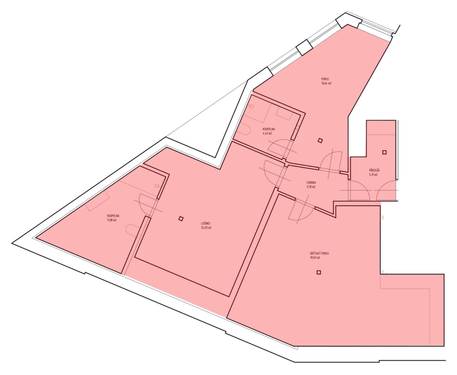 Pronájem bytu 3+kk 80 m², Na Hrázi, Praha, Praha Pronájem bytu 3+kk 80 m², Na Hrázi, Praha, Praha