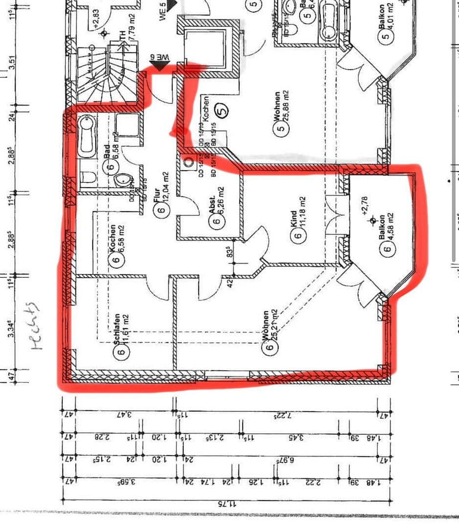 Pronájem bytu 3+1 82 m², Lüneburger Straße 89, Winsen (Luhe), Dolní Sasko Pronájem bytu 3+1 82 m², Lüneburger Straße 89, Winsen (Luhe), Dolní Sasko