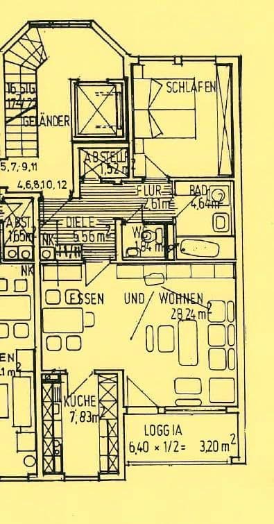 Pronájem bytu 2+1 68 m², Holzstraße 51, Fürth, Bavorsko Pronájem bytu 2+1 68 m², Holzstraße 51, Fürth, Bavorsko