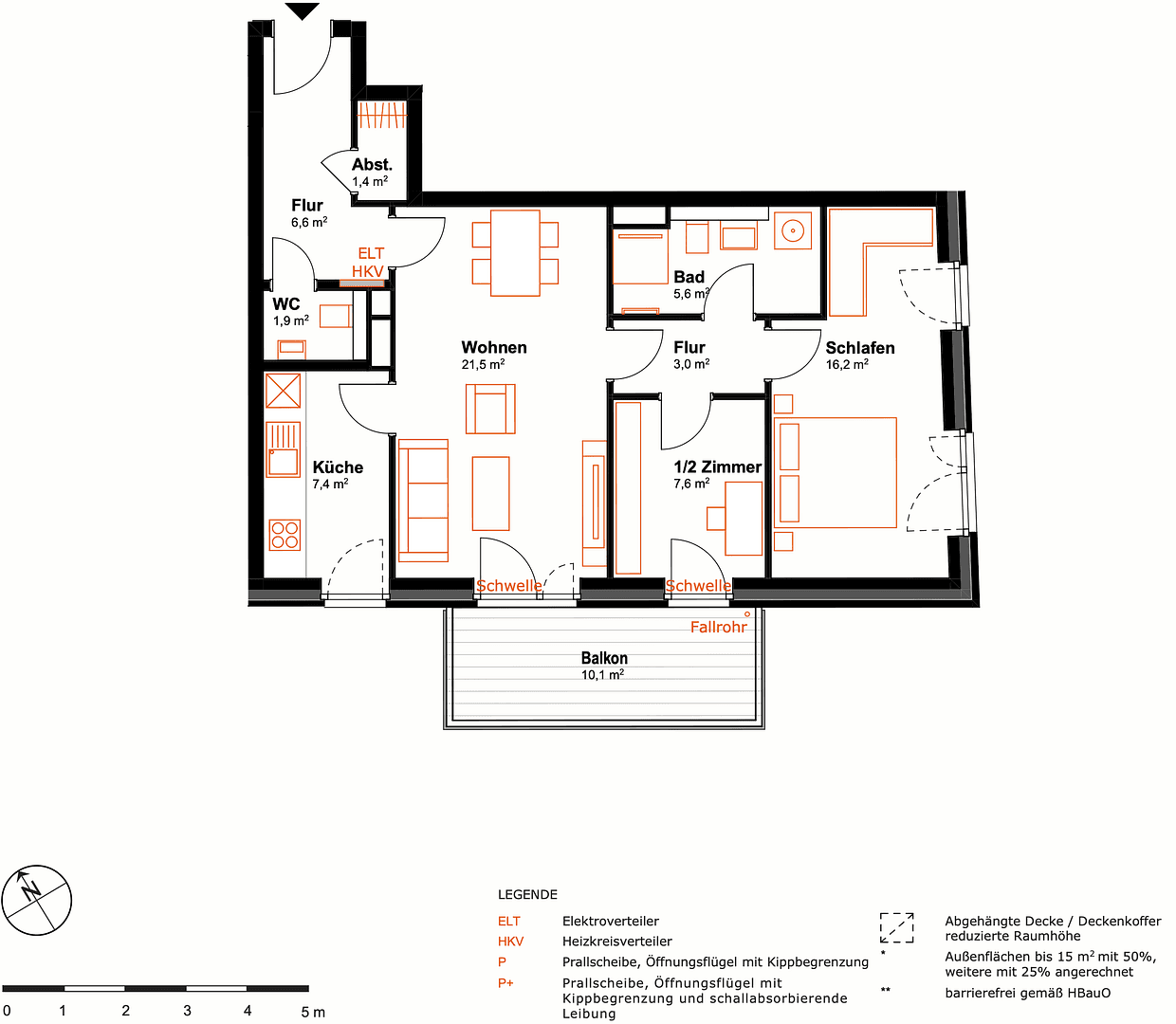 Pronájem bytu 3+1 77 m², Marckmannstraße 59, Hamburg, Hamburg Pronájem bytu 3+1 77 m², Marckmannstraße 59, Hamburg, Hamburg