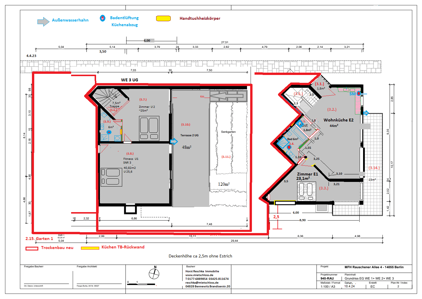 Prodej bytu 4+1 190 m², Rauschener Allee 4, Berlin, Berlín Prodej bytu 4+1 190 m², Rauschener Allee 4, Berlin, Berlín
