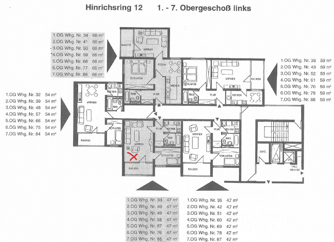 Prodej bytu 2+1 47 m², Hinrichsring 12, Hannover, Dolní Sasko Prodej bytu 2+1 47 m², Hinrichsring 12, Hannover, Dolní Sasko