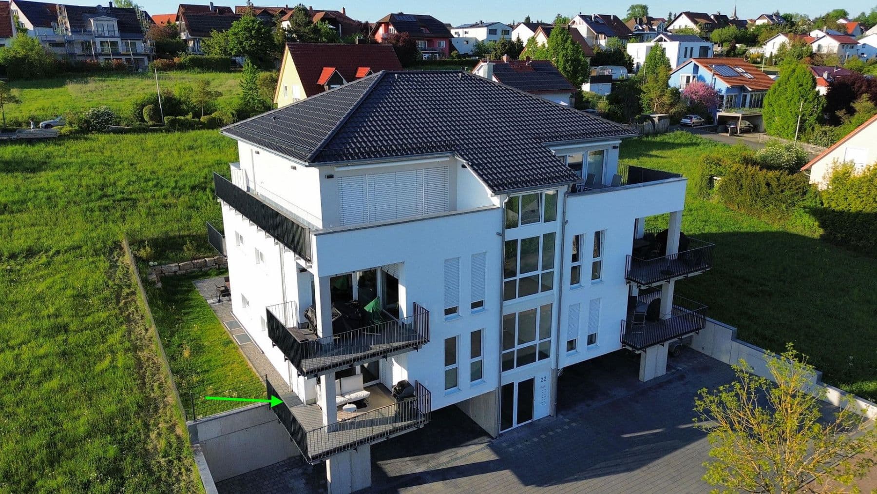 Pronájem bytu 3+1 96 m², Am Weidengraben 22, Waldbüttelbrunn, Bavorsko Pronájem bytu 3+1 96 m², Am Weidengraben 22, Waldbüttelbrunn, Bavorsko