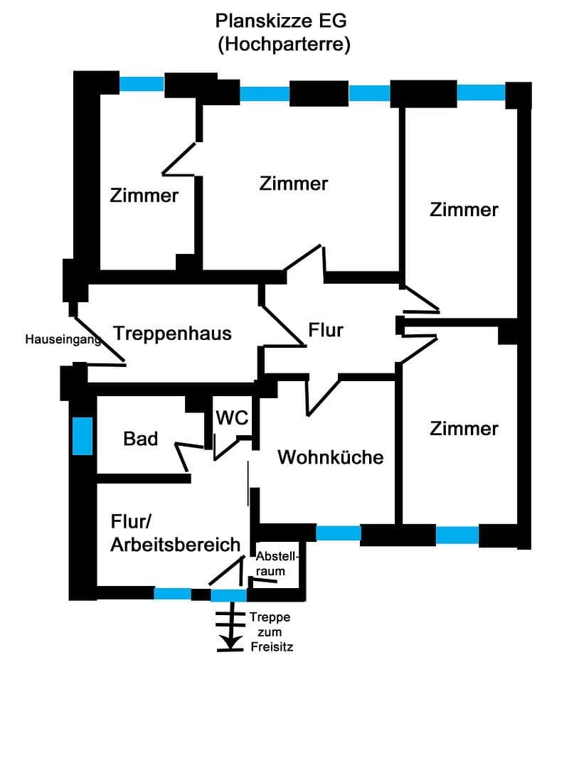 Pronájem bytu 4+kk 100 m², Rüppurrer Str. 20, Karlsruhe, Bádensko-Württembersko Pronájem bytu 4+kk 100 m², Rüppurrer Str. 20, Karlsruhe, Bádensko-Württembersko